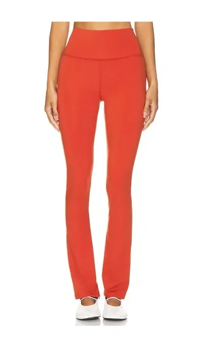 Spiritual Gangster Vivienne Zip Pant In Rust