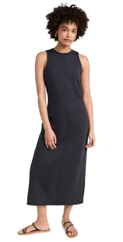 Splendid Caprice Midi Dress In Black