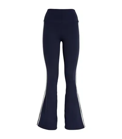 Splits 59 Striped Raquel Flared Leggings In Navy