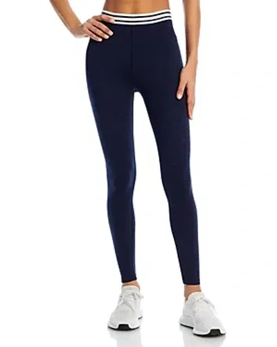 Splits59 Bailey High Waist Active Rib 7/8 Leggings In Indigo