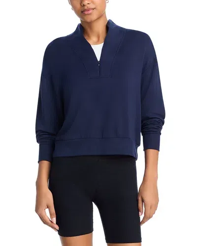 Splits59 Birdie Half Zip Sweatshirt In Indigo