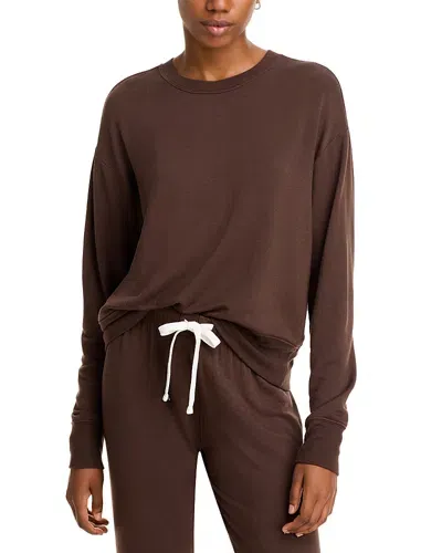 Splits59 Sonja Crewneck Sweatshirt In Dark Chocolate