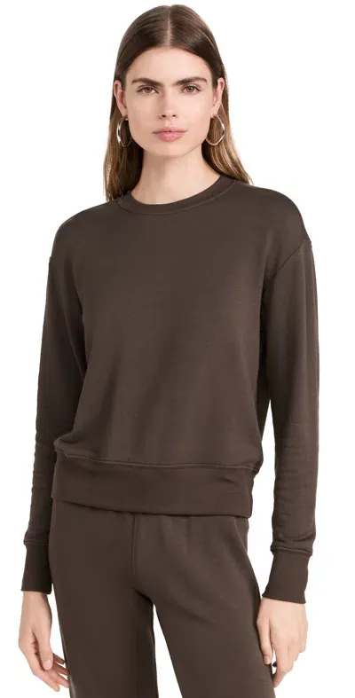 Splits59 Sonja Fleece Sweatshirt Dark Chocolate