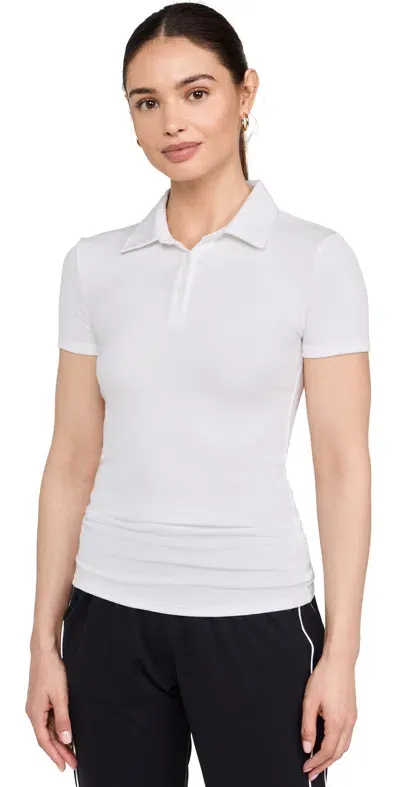 Splits59 Talia Rib Polo White