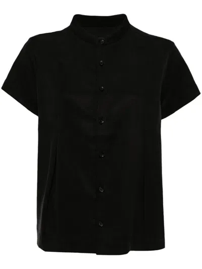 Sport B. By Agnès B. Cap Sleeves Shirt In Black