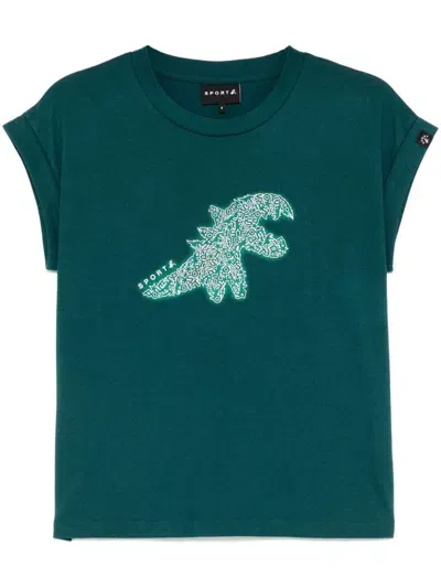 Sport B. By Agnès B. Dino T-shirt In Green