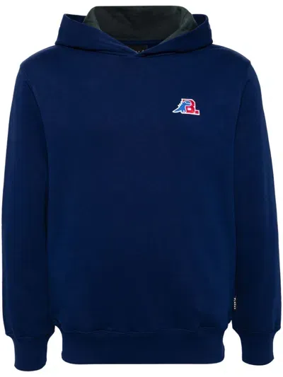 Sport B. By Agnès B. Logo Patch Hoodie In Blue