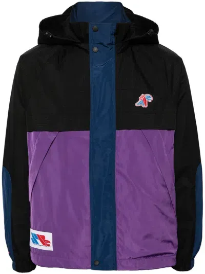 Sport B. By Agnès B. Logo Patch Sport Jacket In Purple