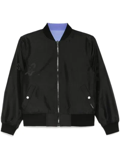 Sport B. By Agnès B. Reversible Bomber Jacket In Black