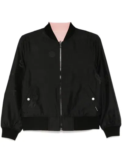 Sport B. By Agnès B. Reversible Bomber Jacket In Black