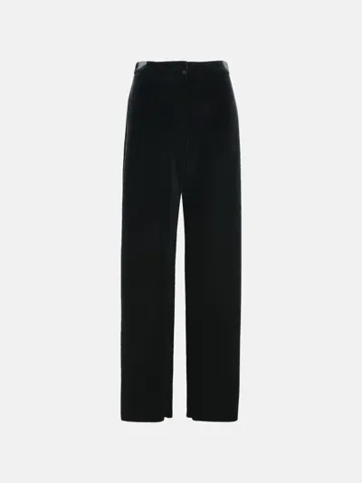 Sportmax Kids' 'arte1234' Black Polyester Blend Pants