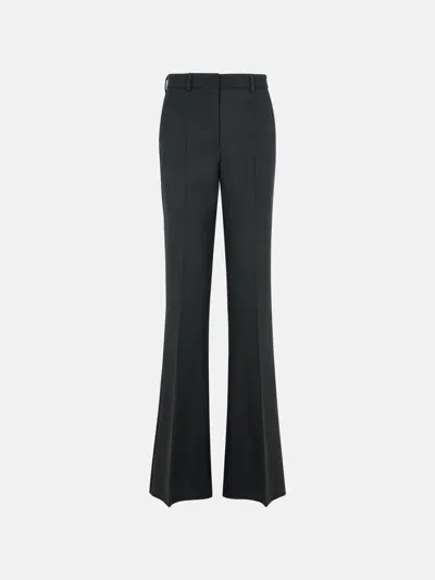 Sportmax Kids' 'bice' Black Virgin Wool Pants