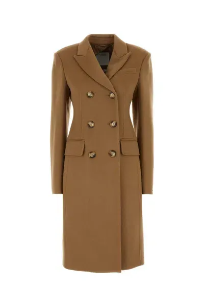 Sportmax Coats In Brown