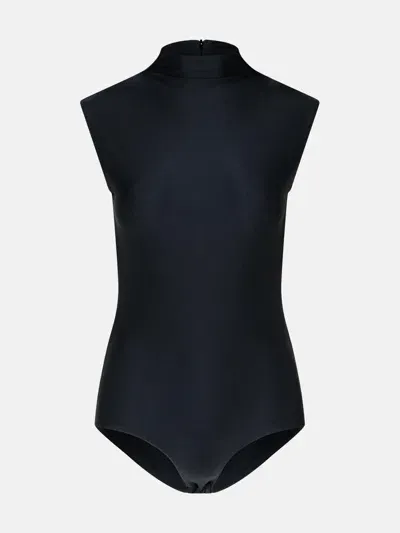 Sportmax 'cristin' Black Polyamide Blend Bodysuit