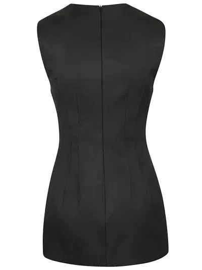 Sportmax Ghisa Top-canottiera In Tes. In Black