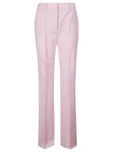 Sportmax Hangar High Waist Tailored Cut Trousers In Purple