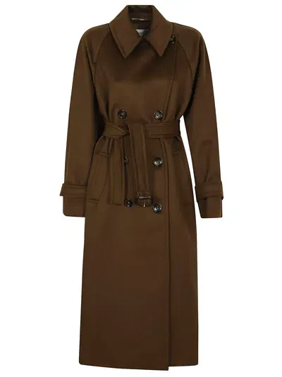 Sportmax Leandro Coat In Brown