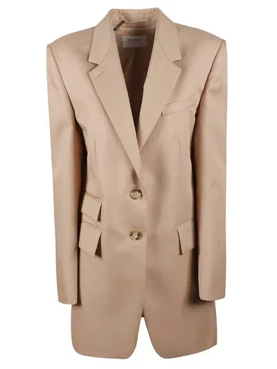 Sportmax Azoto Fitted Blazer In Beige