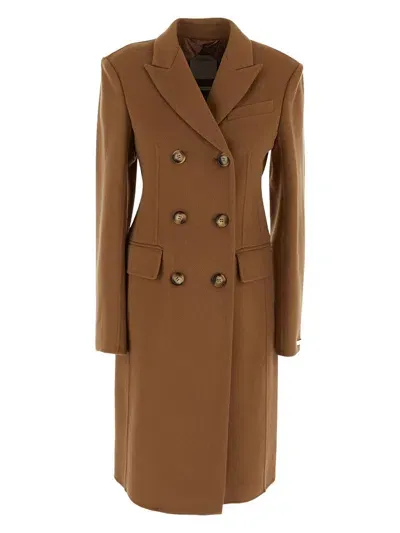 Sportmax Morgana Coat In Brown