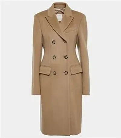 Sportmax Morgana Wool Coat In Brown