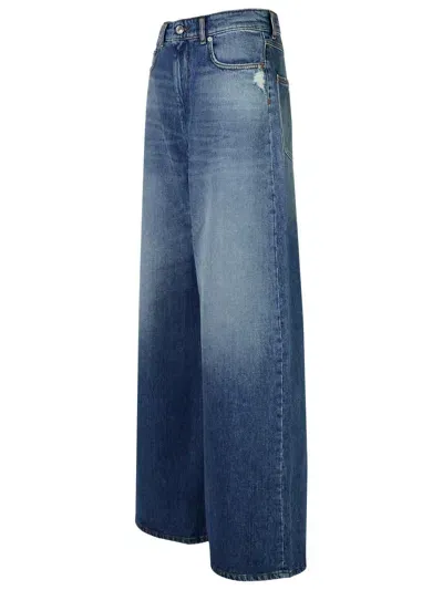 Sportmax Procida Blue Cotton Jeans