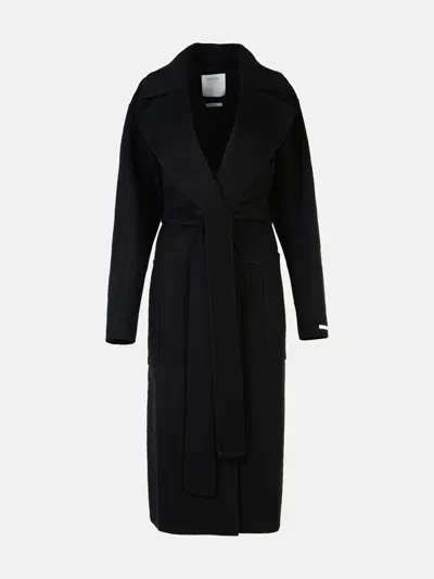 Sportmax 'veleno' Black Wool Coat