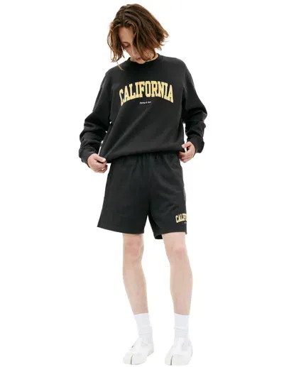 Sporty And Rich California Cotton Sweatshirt In Brown