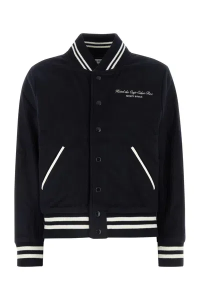 Sporty And Rich Faubourg Wool Varsity Jacket In Multi