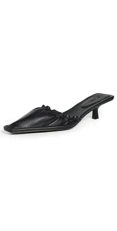 St Agni Paris Faille Slingback Pumps In Black