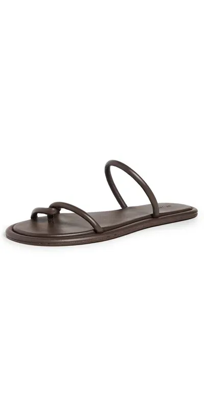 St Agni Loop Slides Chocolate