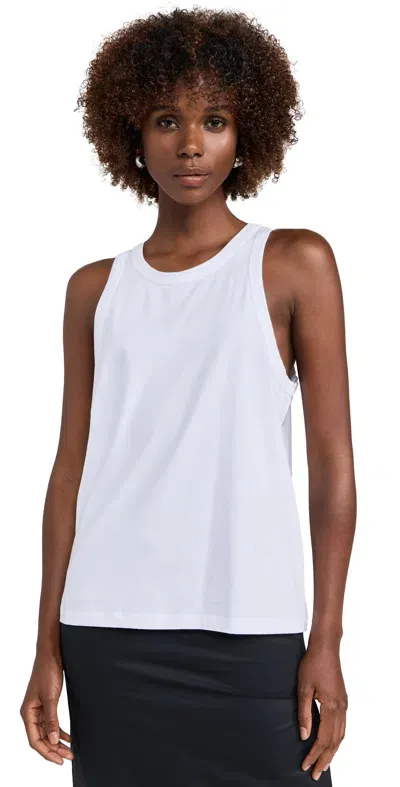 St Agni Organic Cotton Boxy Tank White