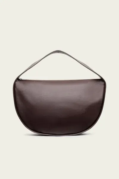 St Agni Soft Arc Bag In Chocolate In Neutral