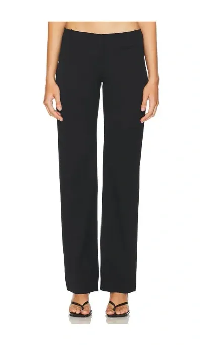 St Agni Undone Edge Pants In Black