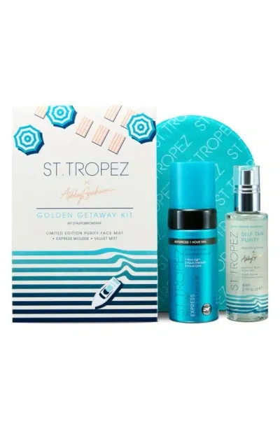 St Tropez St. Tropez X Ashley Graham Golden Getaway Self Tan Kit (limited Edition) $78 Value In Multi