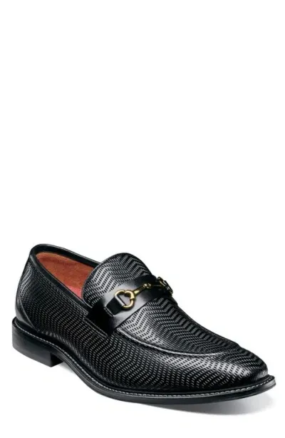 Stacy Adams Madsen Bit Loafer In Black