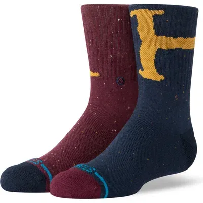 Stance Kids' Crew Socks In Navy