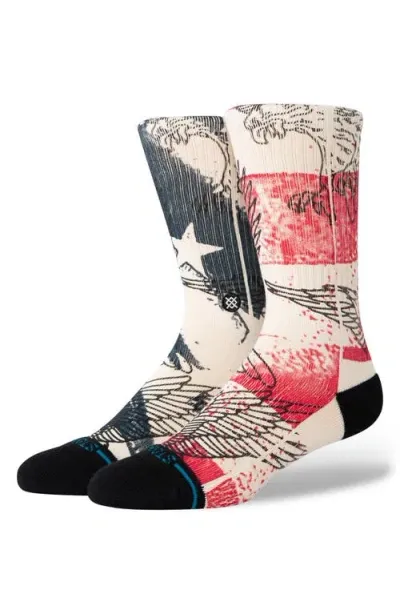 Stance United Crew Socks In Red