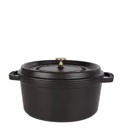 Staub Black Round Cocotte