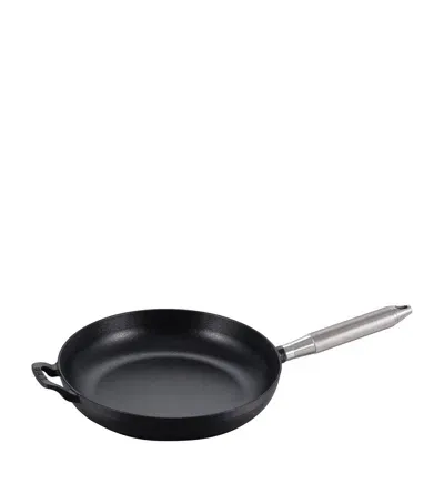 Staub X Buster + Punch Frying Pan With Steel Handle In Black