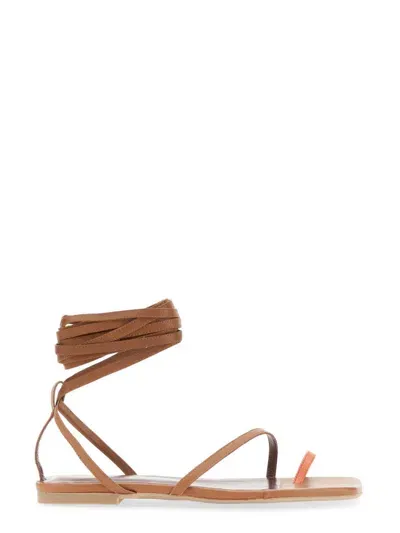 Staud Nicola Gladiator Sandal In Buff