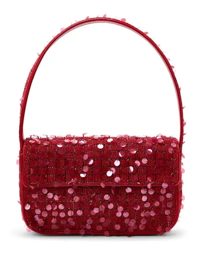 Staud Tommy Shoulder Bag In Red