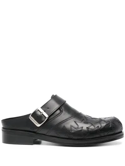 Stefan Cooke Star Biker Mules In Black