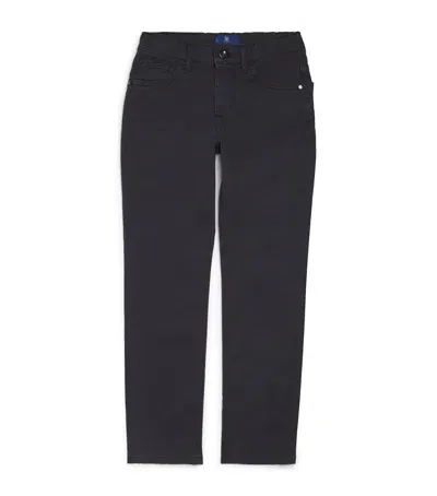 Stefano Ricci Kids' Logo-patch Jeans In Blue