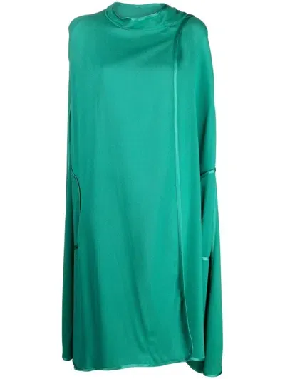 Stella Mccartney Cape Mit Texturen In Green