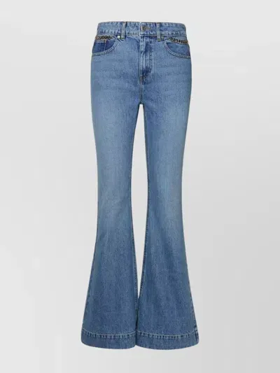 Stella Mccartney Flared Jeans In Blue