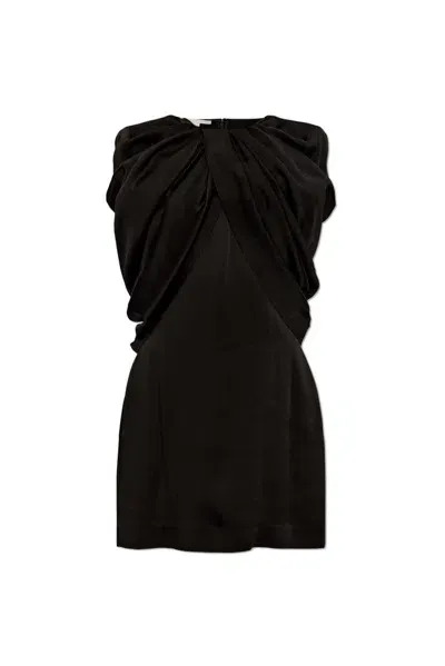 Stella Mccartney Draped Dress In Black