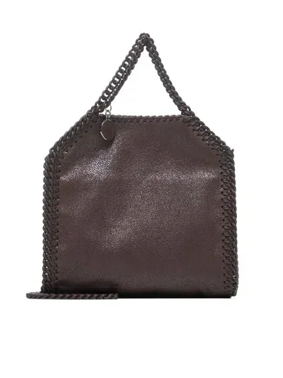 Stella Mccartney Falabella Tiny Tote Bag In Brown