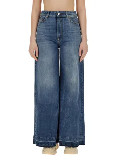 Stella Mccartney Jeans Wide Leg In Denim