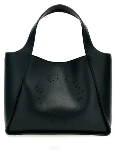 Stella Mccartney Logo Shopping Bag Tote Bag In Green