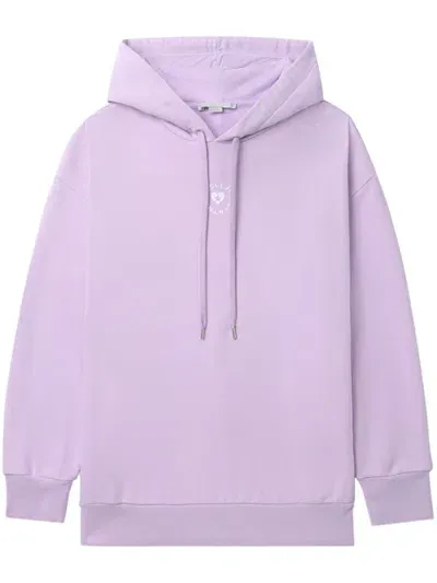 Stella Mccartney Lovestruck Hoodie In Purple